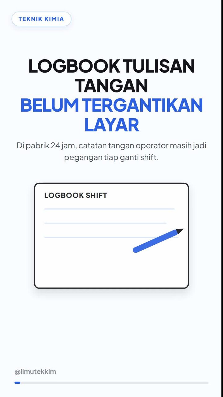 Shift Handover: Mengapa Logbook Tulisan Tangan Belum Tergantikan